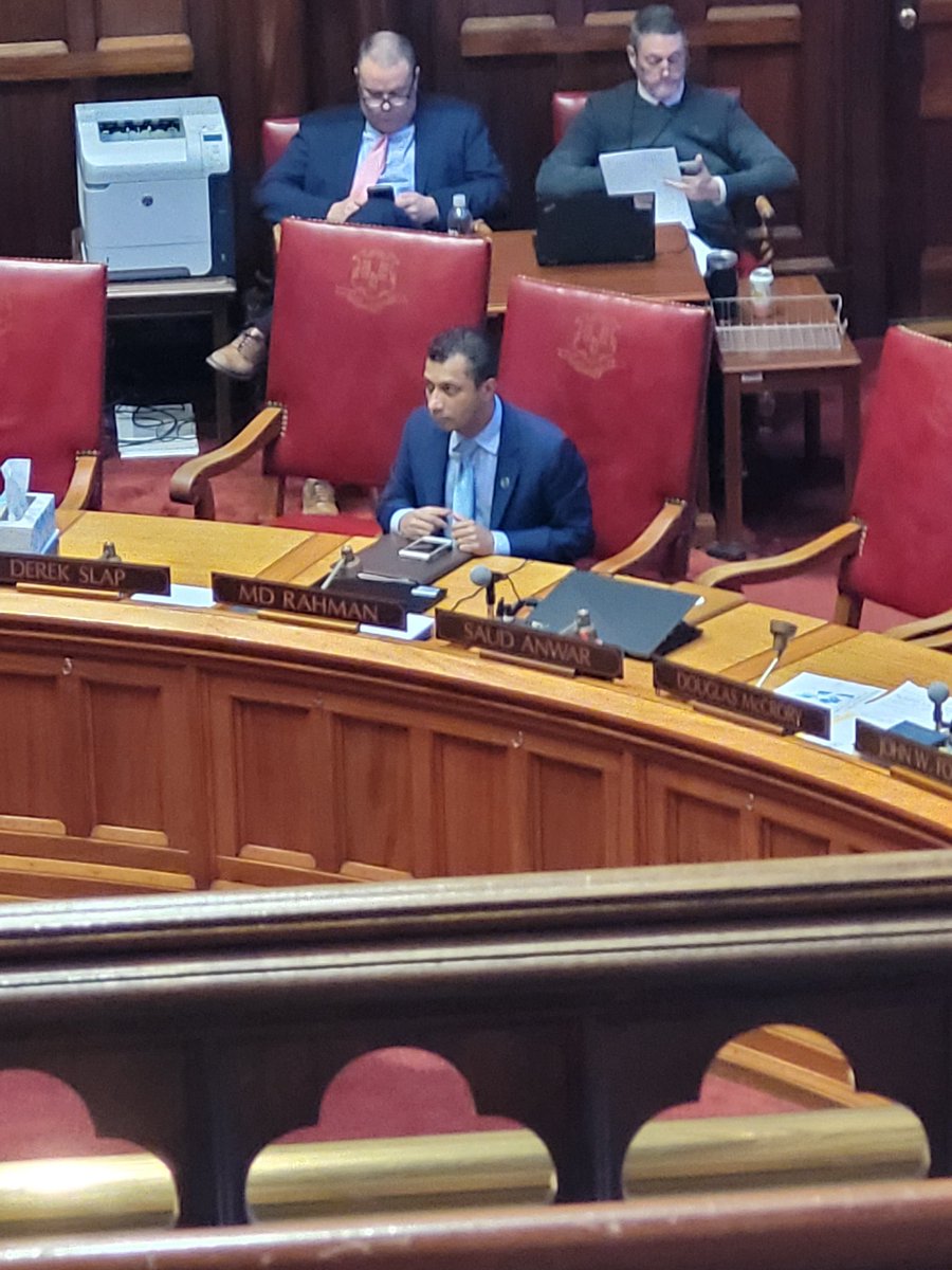 jayoung3292's tweet photo. Proud of @ManchesterCTown's own #StateSenator @MDRahmanCT The very first South Asian AND first person of color, to represent my hometown in the #CTStateSenate This is a moment in history to rejoice! #CityofVillageCharm #CTPolitics #CityOfVillageCharm #2024Session @CTStateCapitol https://t.co/zYolGrsuTd