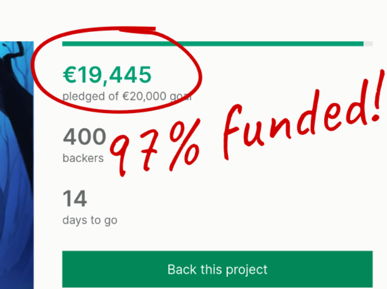DreamedAwayRPG's tweet photo. 97%!!! We're so close!😱😭

I can't believe this, almost there!
That's thanks to the support of 400 awesome backers♥

Let's make it to 💯 now!! 
(Link below👇)

#indiedev #indiegame #jrpg #pixelart https://t.co/vOk9W3AmIo