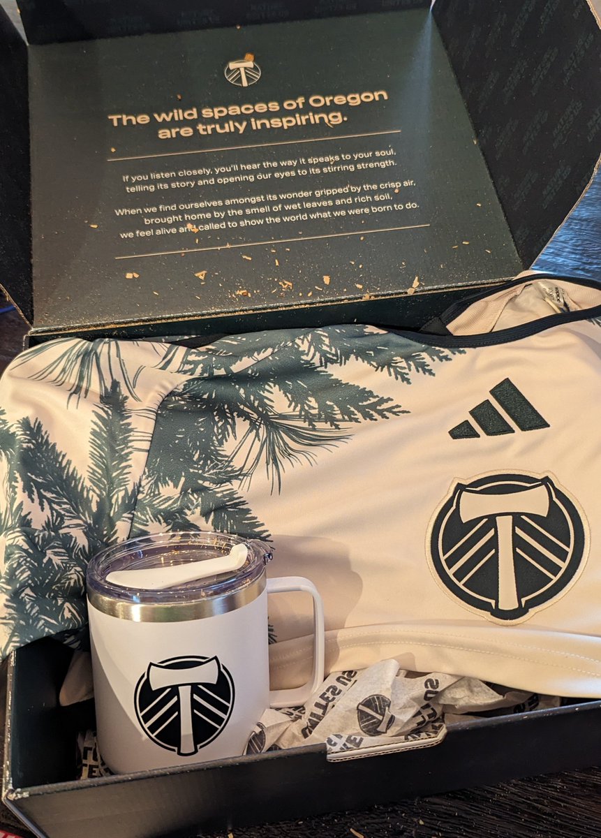 Always an exciting part of the start of a new MLS season: new jerseys! Very cool approach taken by @TimbersFC (complete with actual wood shavings), excited to see these in action starting next week