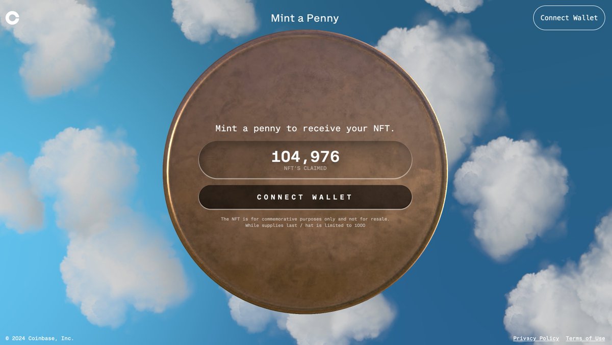 Coinbase's new campaign is an excellent example of the power of onchain marketing.

Since Monday, the campaign has received:

• 4.7K likes on X
• 104,000 mints

So why are people more willing to mint than to like?

Because the incentives change.

For minting, they receive an