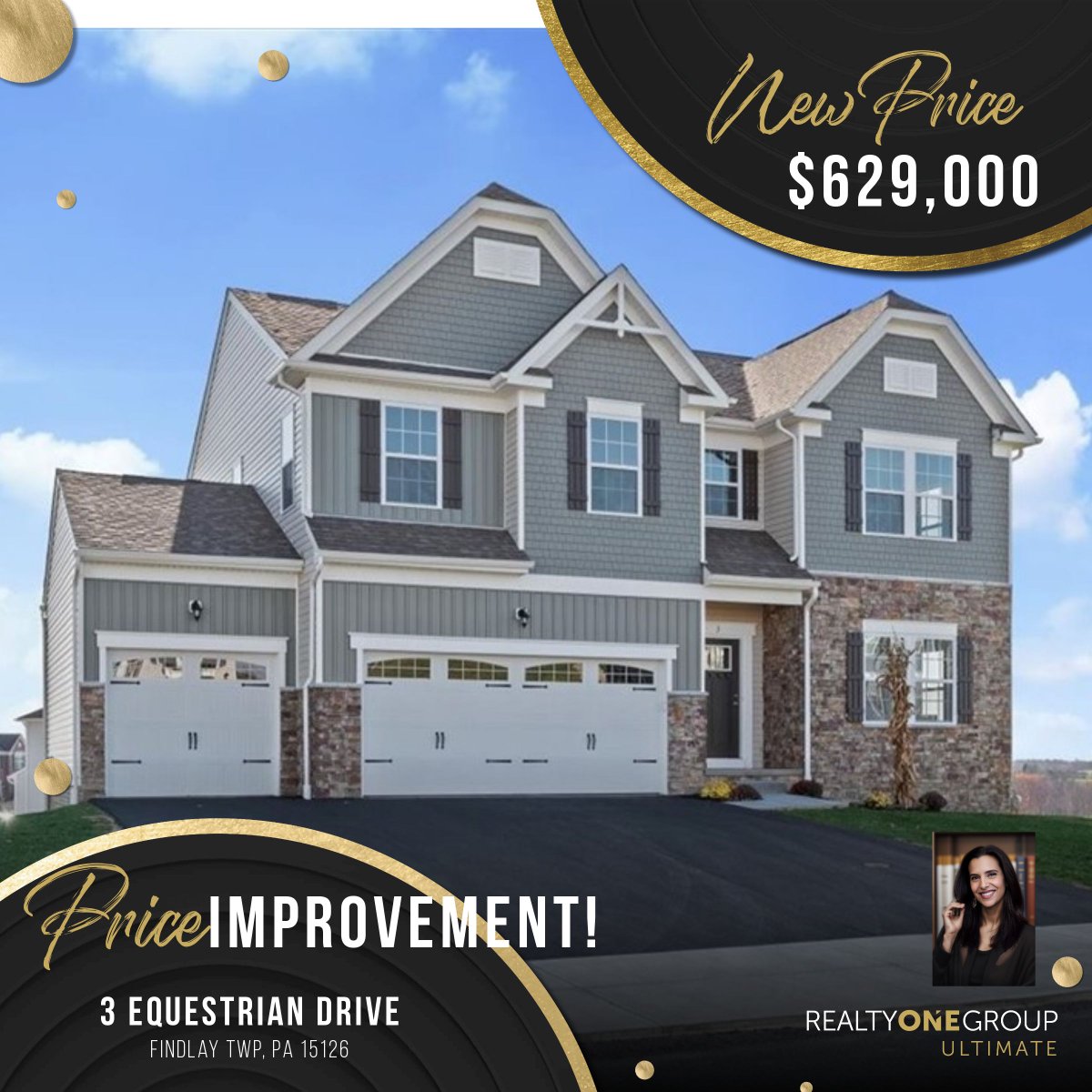 ✨ Exciting News! The price has just been reduced! 

For more details or to schedule a viewing, contact Realty ONE Group Ultimate at 724-201-0514. Your dream home might be just a call away! 

🏠🔑 #ReducedPrice #RealEstateOpportunity #RealtyONEGroupUltimate 🌈💼