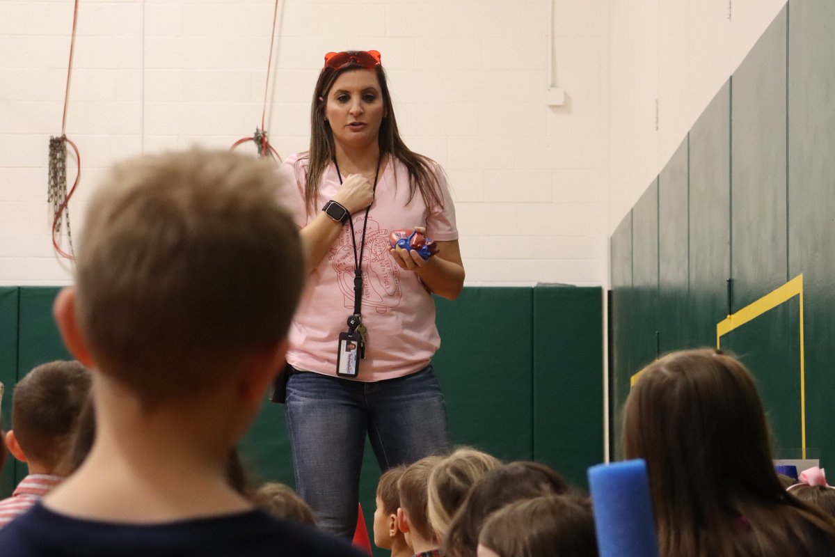 Happy Valentine's Day! Today, students went on a Heart Adventure in P.E., learning all about how our hearts work!