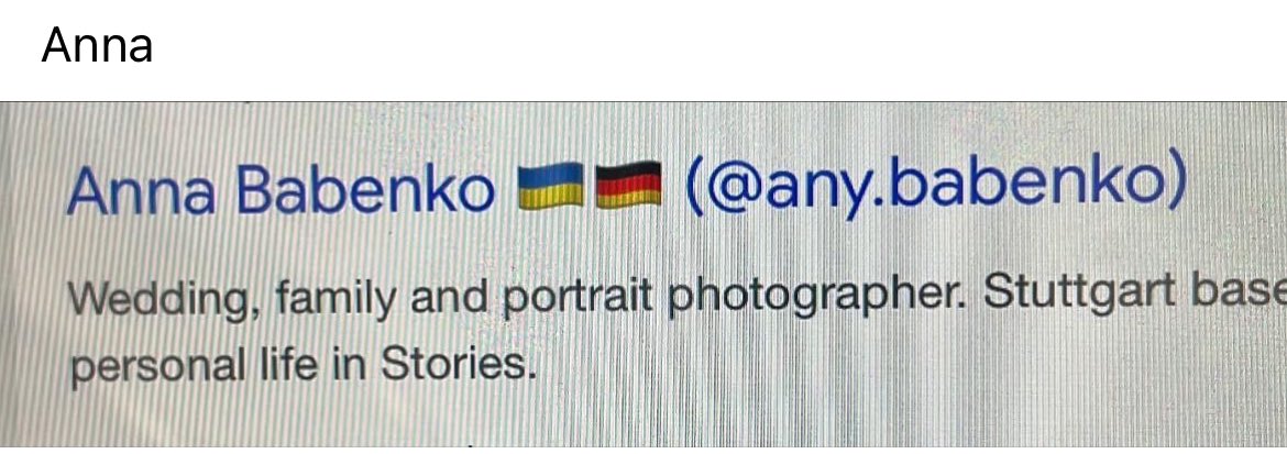 AnnaBabenko25's tweet photo. Anna is Any.Babenko https://t.co/P0SM3vyNL4