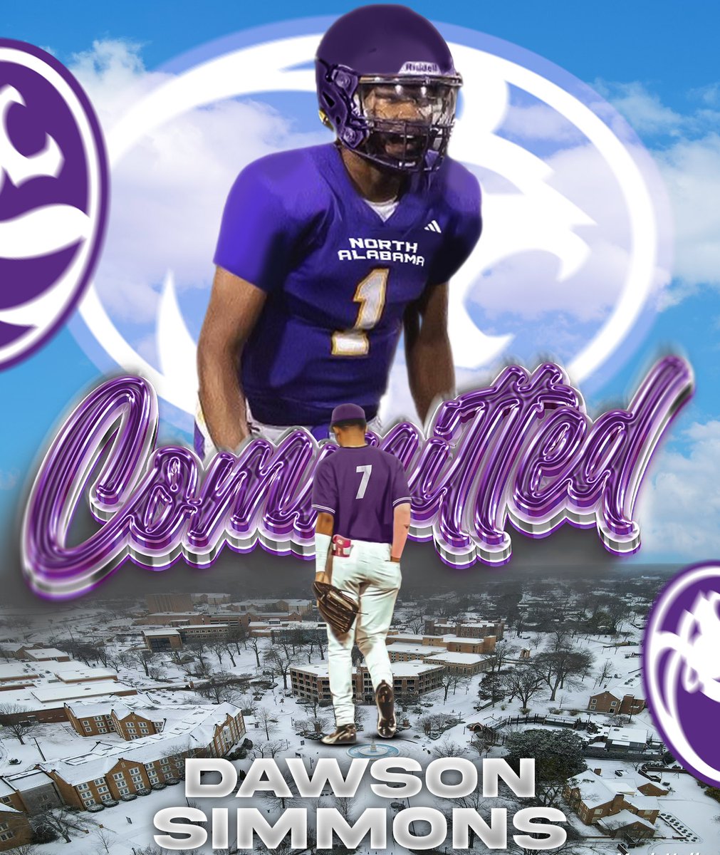 I’m very blessed to announce i’ll be furthering my academic and athletic career at The University of North Alabama. I would like to thank my parents, siblings, coaches, and friends for guiding me along the way. Thank you <a href="/DeLockett/">Coach De'Von Lockett</a> <a href="/_npatten_/">Nick Patten</a> <a href="/BrentDearmon/">Brent Dearmon</a> and the entire UNA