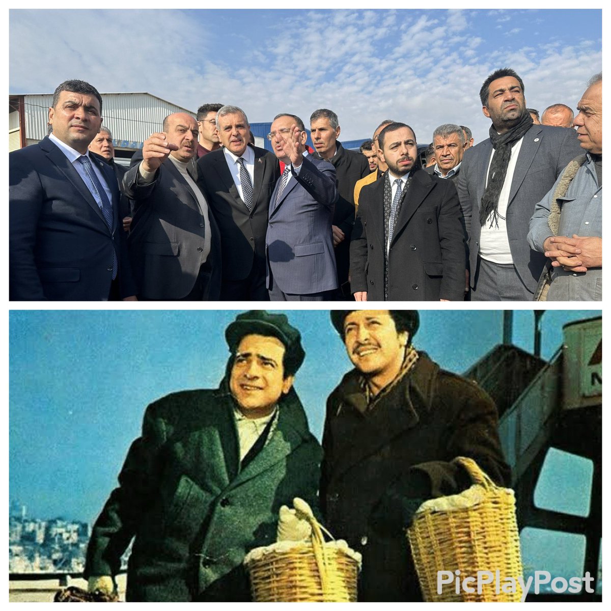 Zeki Alasya ve Metin Akpınarın "Nereye Bakıyor Bu Adamlar"Filminin yeni reklam yüzleri.Gerçekten "Nereye BakıyorBu Adamlar" Saldım Füzeyi yakalayın <a href="/zabeyazgul/">Zeynel Abidin BEYAZGÜL</a>