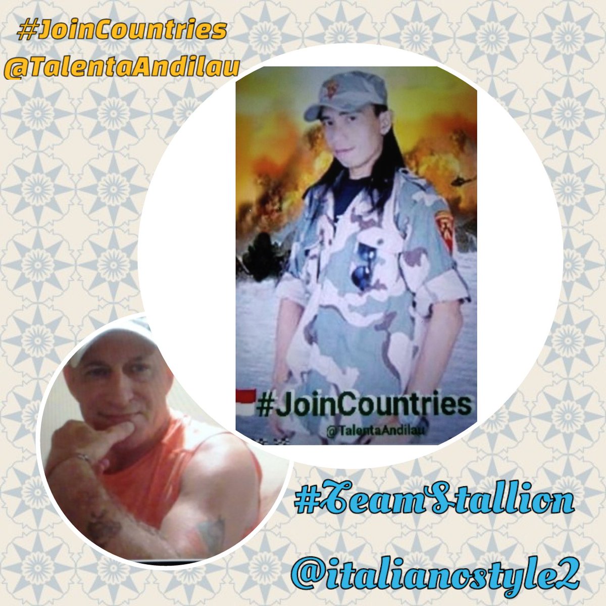 Connect 2-B-1🤟 🇲🇨#JoinCountries🏁 💌#TEAMSTALLION🐎 🎸@TalentaAndilau 🎸@italianostyle2 @TrnVnHi00234815 @RatnaPuspi16942 @Maria_Dzadina @RaniKancana @NewCarlonet @MarcelaErcia @AbidinBoryta @RadjaRasta_ @_Marlboro1 @RPrima789 @NlHILIST @Nidyna10 @Lea_Dhai @triadisini @MarEthr