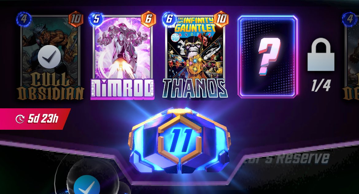 Finally a lucky week.

One and done.