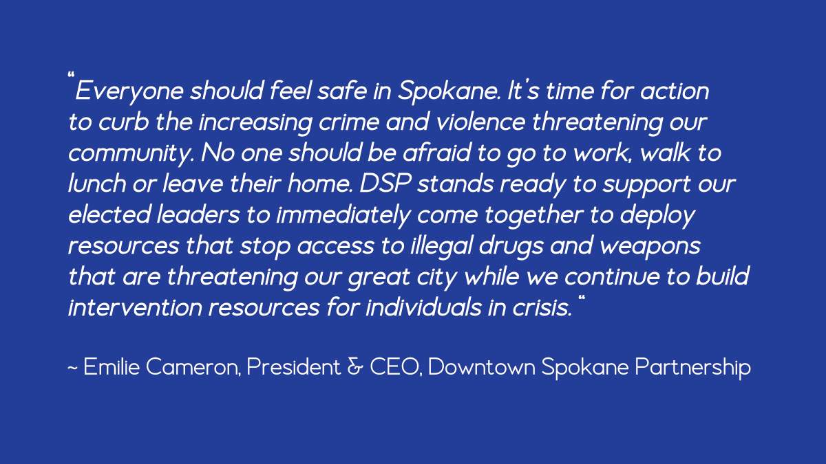 DowntownSpokane's tweet photo. Statement from DSP President &amp; CEO. https://t.co/OaDfJ5XRJG
