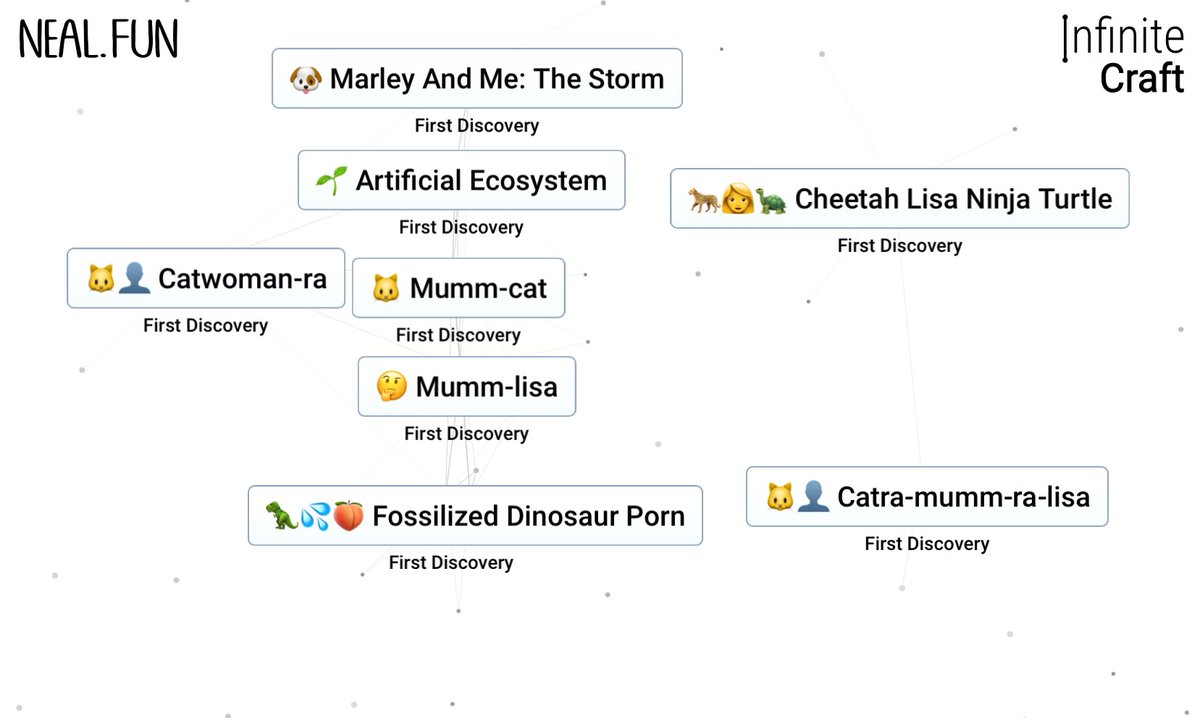 DuckToaster's tweet image. Infinite craft has me thinking about becoming an archeologist.