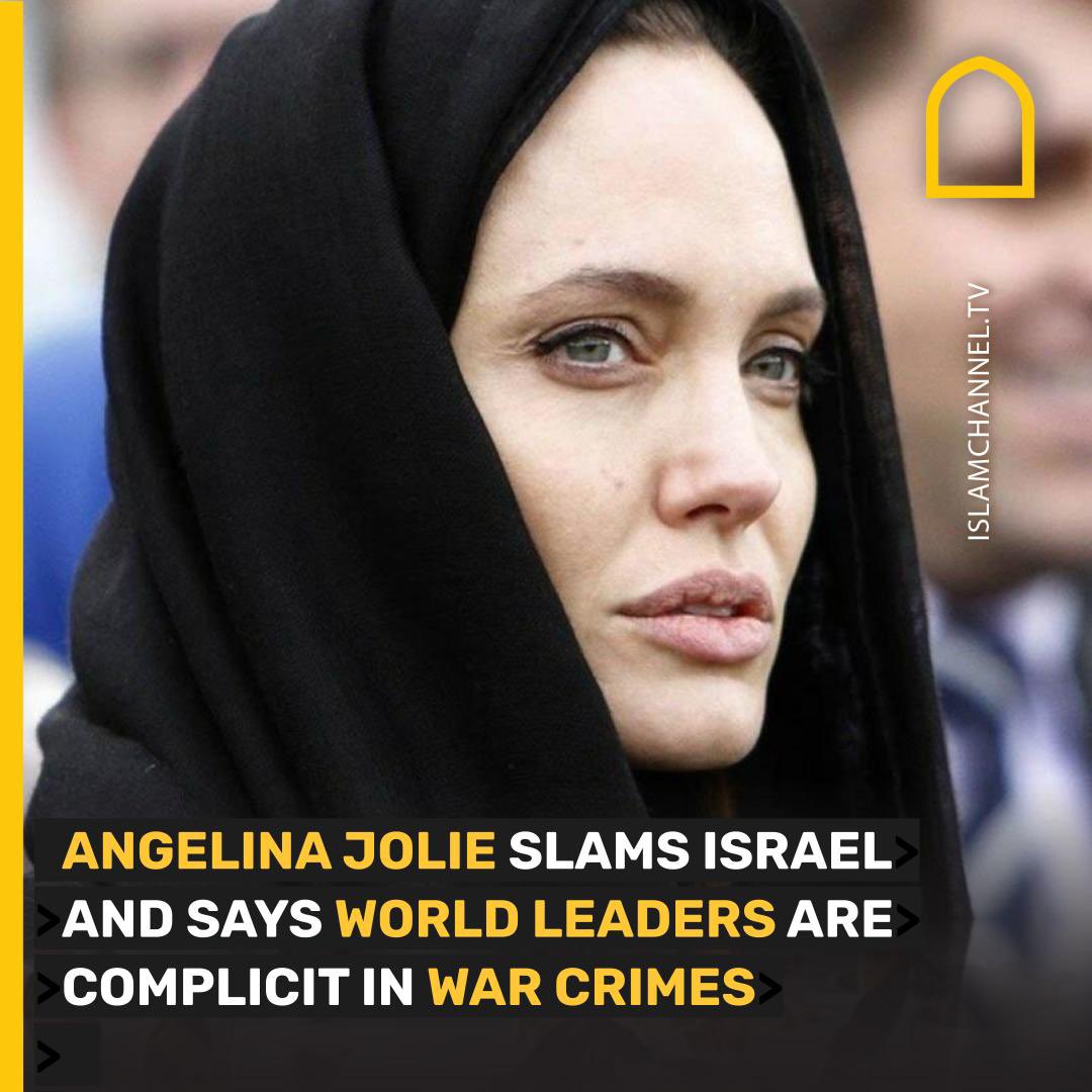 DrSakriKaia's tweet photo. I’m with her, are you?  💕💕

Calling for a ceasefire, Hollywood A-Lister and renowned humanitarian Angelina Jolie slams Israel for the atrocities in Gaza and said that world leaders were complicit in war crimes.

She also said: "Gaza has a population of over 2 million people (half of them children), who have lived under a severe blockade for nearly two decades, on top of decades of displacement and statelessness."

"The few aid trucks that are entering are a fraction of what is needed (and was delivered daily before the present conflict), and the bombings are causing desperate new humanitarian needs daily."

"Humanity demands an immediate ceasefire," she added.

#news #angelinajolie #gaza #palestine #israel #ceasefire #artists4ceasefire