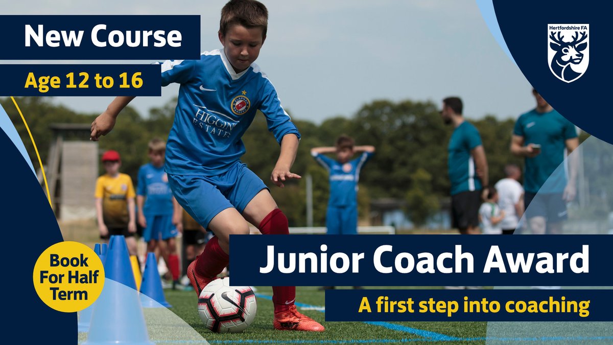 There are still a few spaces left for our Junior Coach Award next week! This new practical course is designed for young people age 12-16 who are looking to take their first steps towards becoming a football coach. Find out more and book ▶️ bit.ly/HFA-JCA