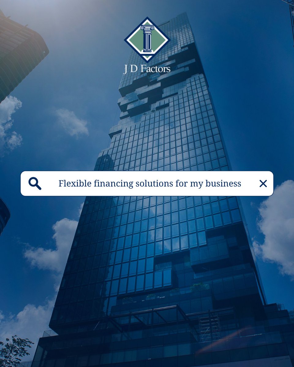 JDFactors's tweet image. Are you looking for flexible financing solutions for your business? 🤝

It&apos;s time to discover the benefits of J D Factors&apos; invoice factoring services. ☑️

#JDFactors #Factoring #CashFlowSolution #BusinessFinancing #Businessgrowth