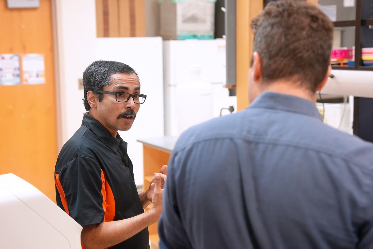 Dr.  Manohar Chakrabarti spoke with KRGV Channel 5 News about groundbreaking research in enhancing crop resilience, with a focus on Sorghum. He emphasized the transformative potential of molecular breeding and gene editing techniques for agriculture. 📽️bit.ly/3HYiWKY