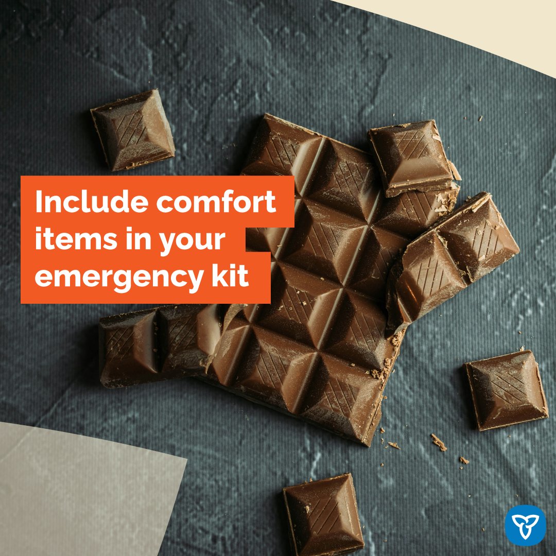 PreparedON's tweet image. Happy Valentine's Day!

Adding chocolate to your emergency kit offers a sweet way to boost spirits during a challenging time. 

Remember to include comfort items in your emergency kit. #BePrepared for any emergency by visiting: ontario.ca/BePrepared