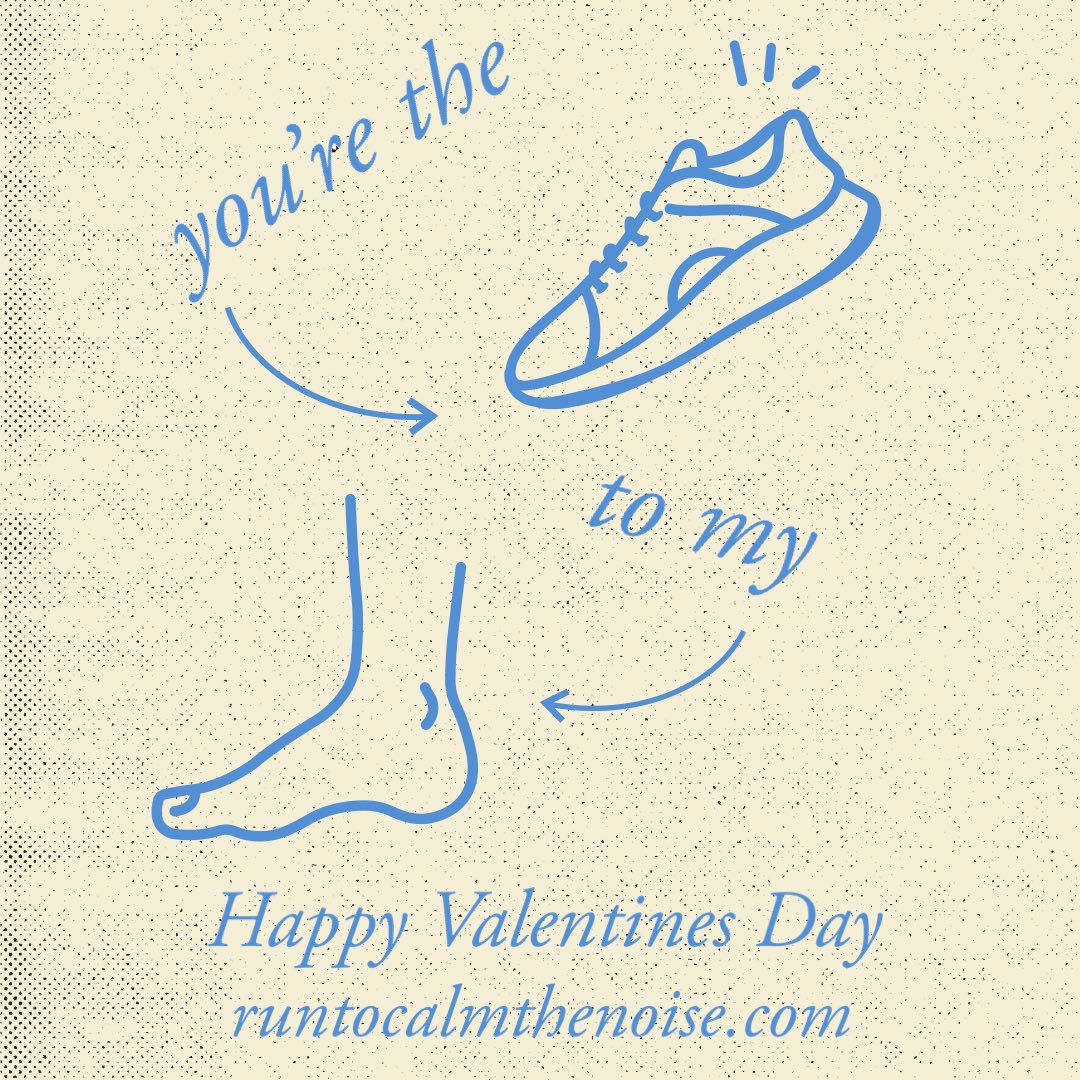 runcalmthenoise's tweet photo. You’re the shoe to my feet!
Happy Valentines Day
https://t.co/ToFPjod9I5

#runtocalmthenoise #valentinesday #valentinesdaygifts #runner #runners #running #runningcommunity https://t.co/JoI8DBQvXE