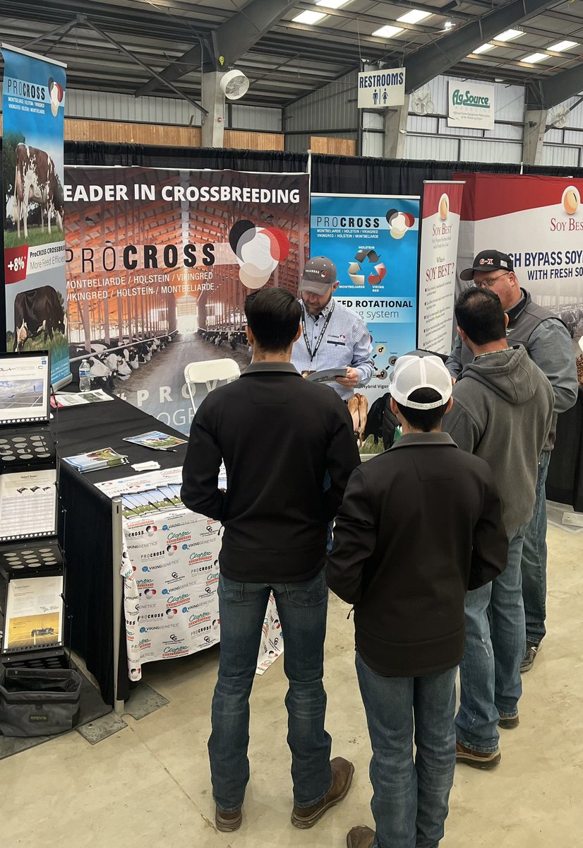 ProcrossCows's tweet image. 2nd day at #ProCROSS booth at @worldagexpo 2024, organized by 6-X Genetics and Creative Genetics - Visit us booth 6430 
#Proven #Profitable #Progressive 
@CoopexMontbeliarde @VikingGenetics