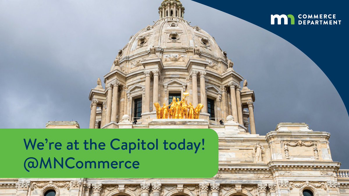 MNCommerce's tweet photo. At the Capitol today, @MNCommerce is before House Commerce Cmte to talk about #ourMNclimate changing and impacting home and auto insurance, and creating other risks for MN. #mnleg Thanks Chair @zackstephenson & members for discussing this important issue https://t.co/T3qk726HQ6 https://t.co/NjqlTe0eUO