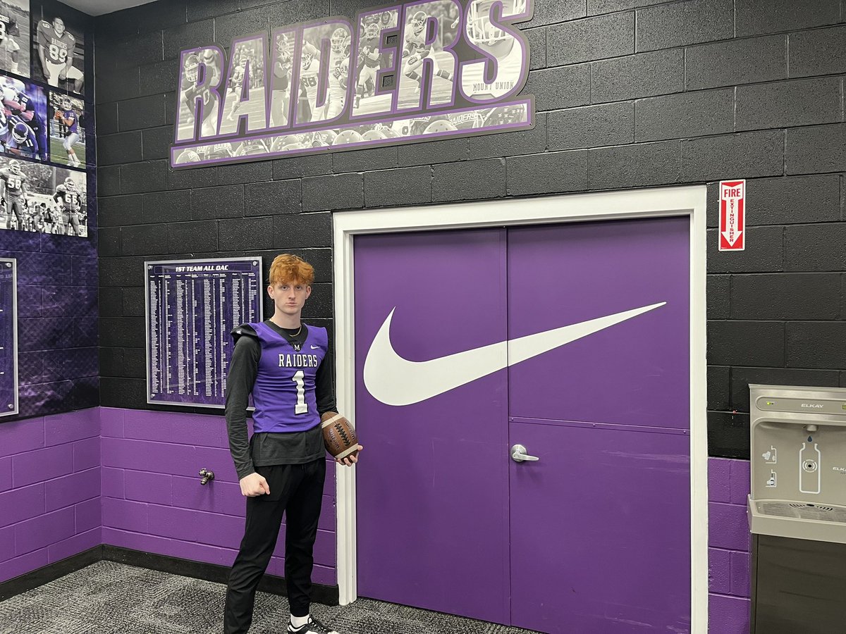 Jake Watson (@jakewatson2205) on Twitter photo After a great visit and conversation with <a href="/CoachGeoffDartt/">Geoff Dartt</a> I am blessed to receive a opportunity to continue my athletic career <a href="/MountUnionFB/">Mount Union Football</a>
<a href="/TheD_Zone/">The D Zone</a> <a href="/RomeoFootball/">RomeoFootball</a> After a great visit and conversation with <a href="/CoachGeoffDartt/">Geoff Dartt</a> I am blessed to receive a opportunity to continue my athletic career <a href="/MountUnionFB/">Mount Union Football</a>
<a href="/TheD_Zone/">The D Zone</a> <a href="/RomeoFootball/">RomeoFootball</a>