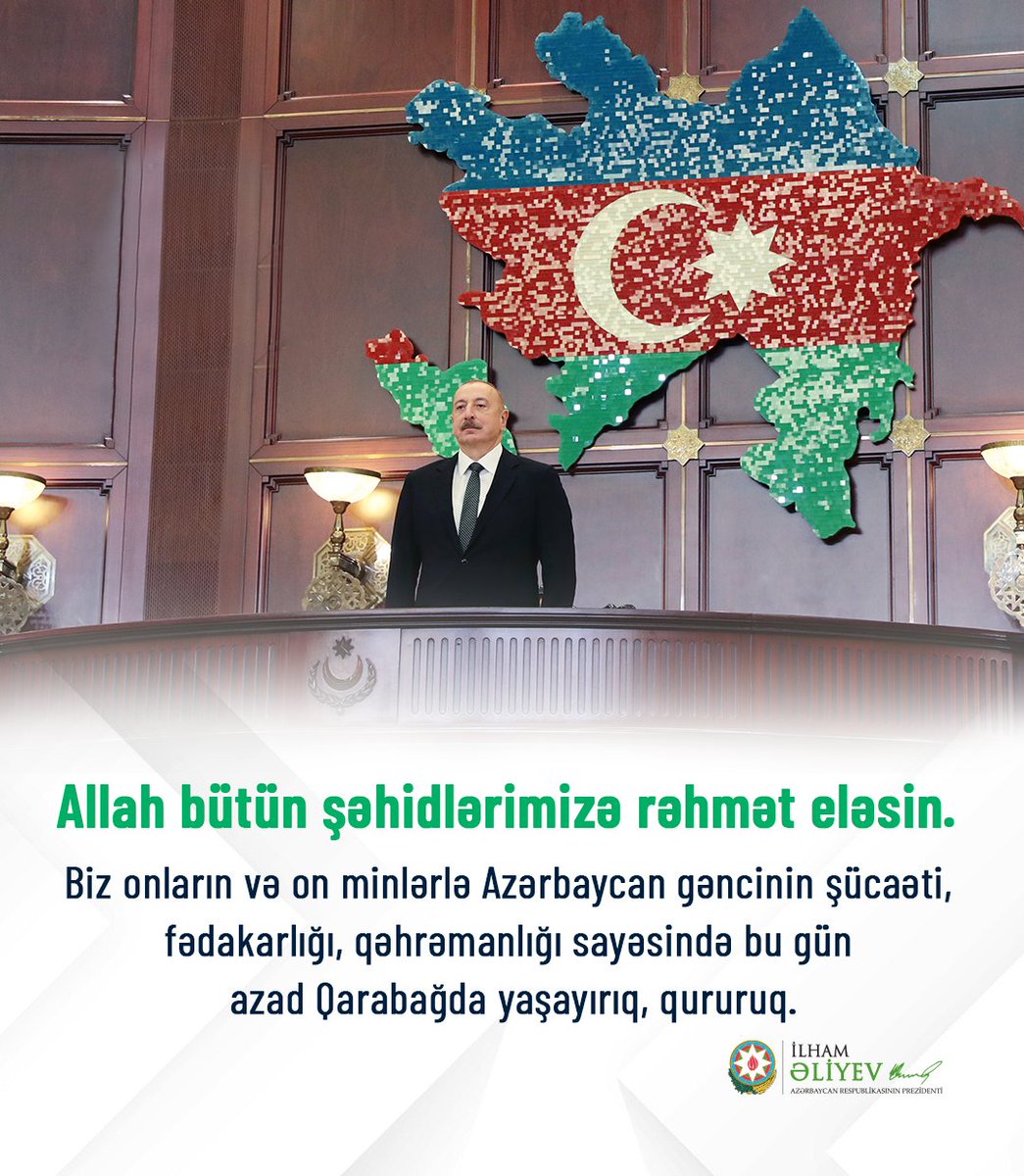 İlham Əliyev (@azpresident) on Twitter photo 