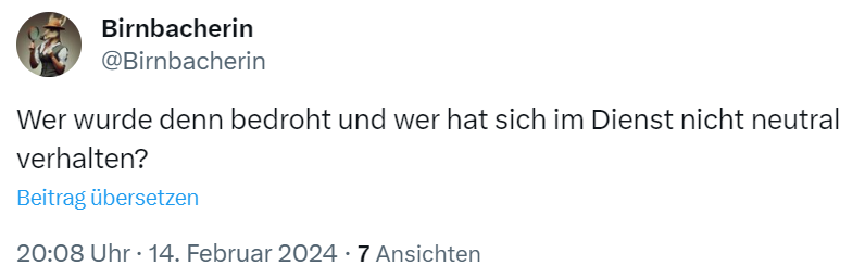 Expertin für die PKS, für Straf- und Beamtenrecht - quasi für alles.
Großartig, wenn man solche Freundinnen hat👍🤡