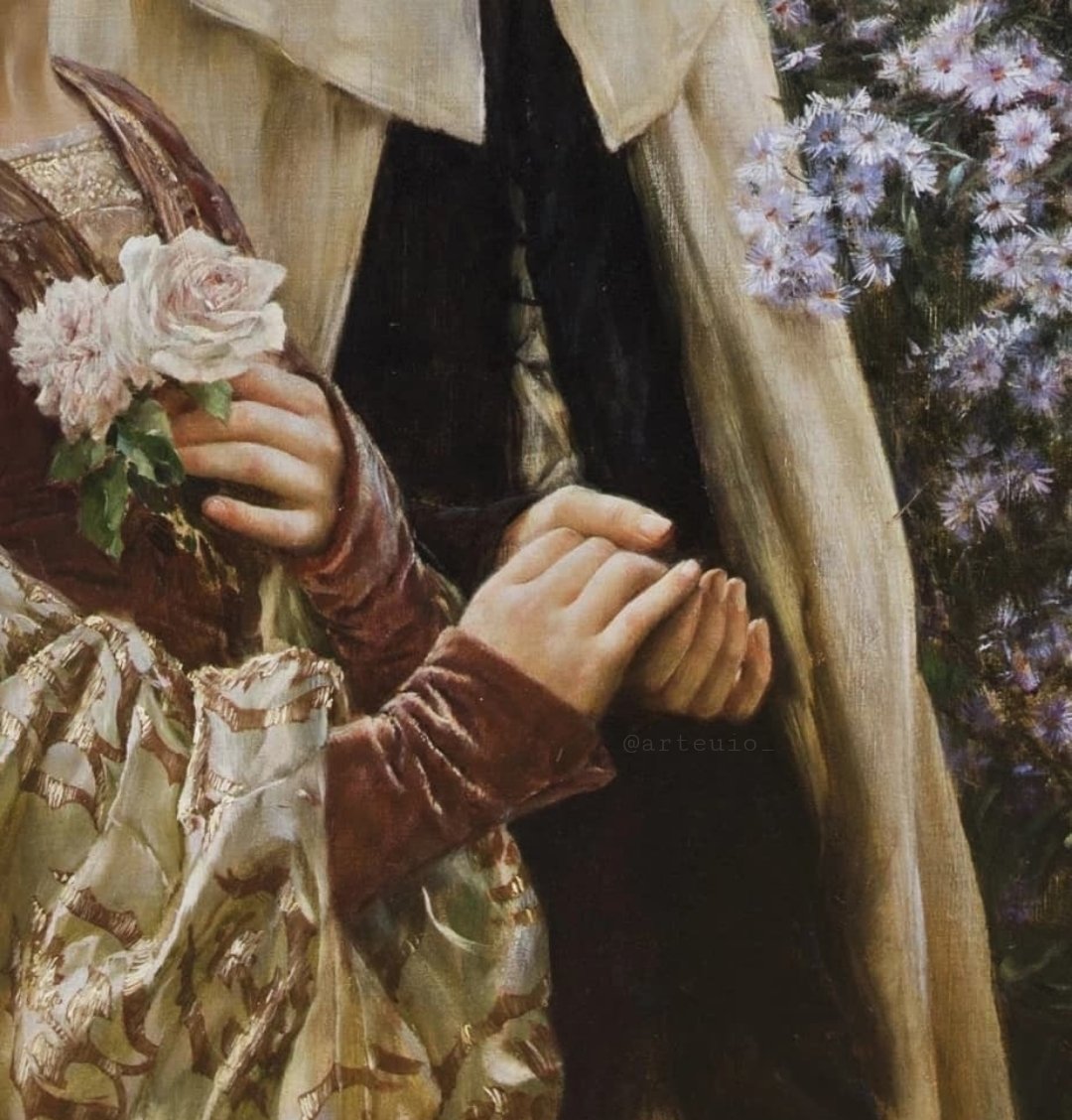 arteuio_'s tweet photo. ���𝓶𝓸𝓻 ❤
•
"Dante and Beatrix in the garden" por Cesare Saccaggi 
•
#ValentinesDay #love #arte #amor #SanValentin https://t.co/9cvi8LOReg