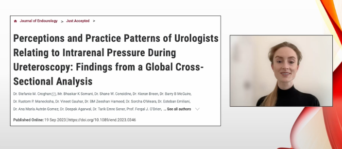 Perceptions and practice patterns of urologists relating to intrarenal pressure during ureteroscopy: findings from a global cross-sectional analysis. #BeyondTheAbstract with @StefanieCroghan @RCSI_Irl on UroToday > bit.ly/3SWARYS @JEndourology