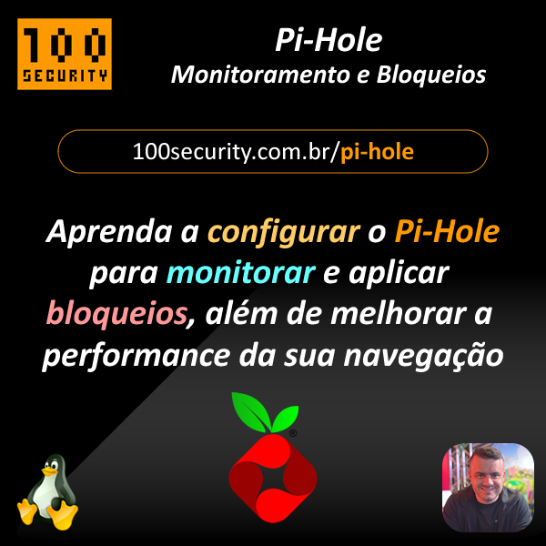 100Security's tweet photo. 🔓 Pi-Hole - Monitoramento e Bloqueios
#100security #redteam #blueteam #cyber #cybersecurity #purpleteam #pentesting #hacking #pentest #windows #pihole #raspberry #raspberrypi #monitoring #ads #block

🌎 https://t.co/7fzfbfEPaE https://t.co/XX3UCYH5dr