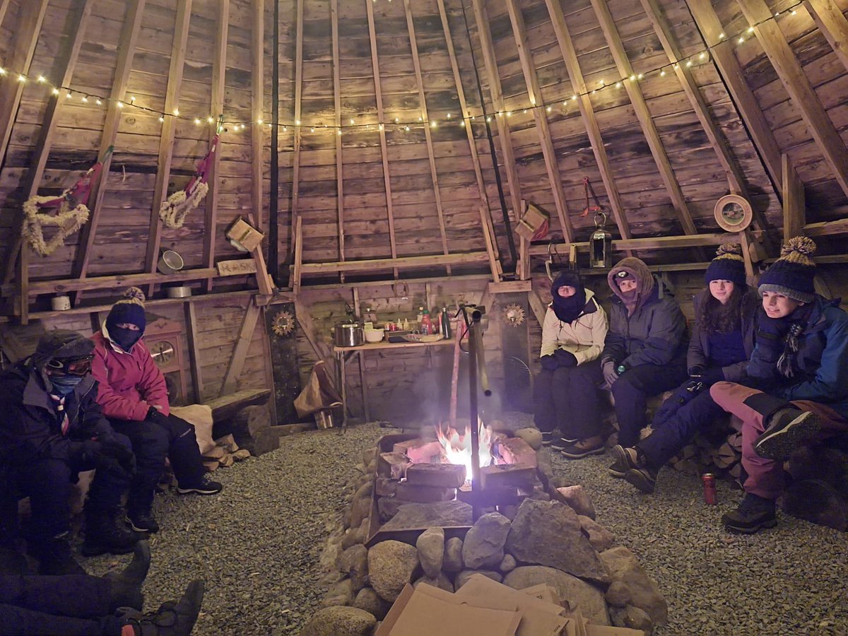 BasingstokeWest's tweet photo. More from #Sweden! 🇸🇪

The Explorers have had an amazing time over the past couple of days with, snowmobiling, dog sledging and visiting the waterfalls and nature reserve at Storforsens. They've even been out helping to maintain the dog sledging tracks.

#scouting #skillsforlife https://t.co/dyeTmnKYNh