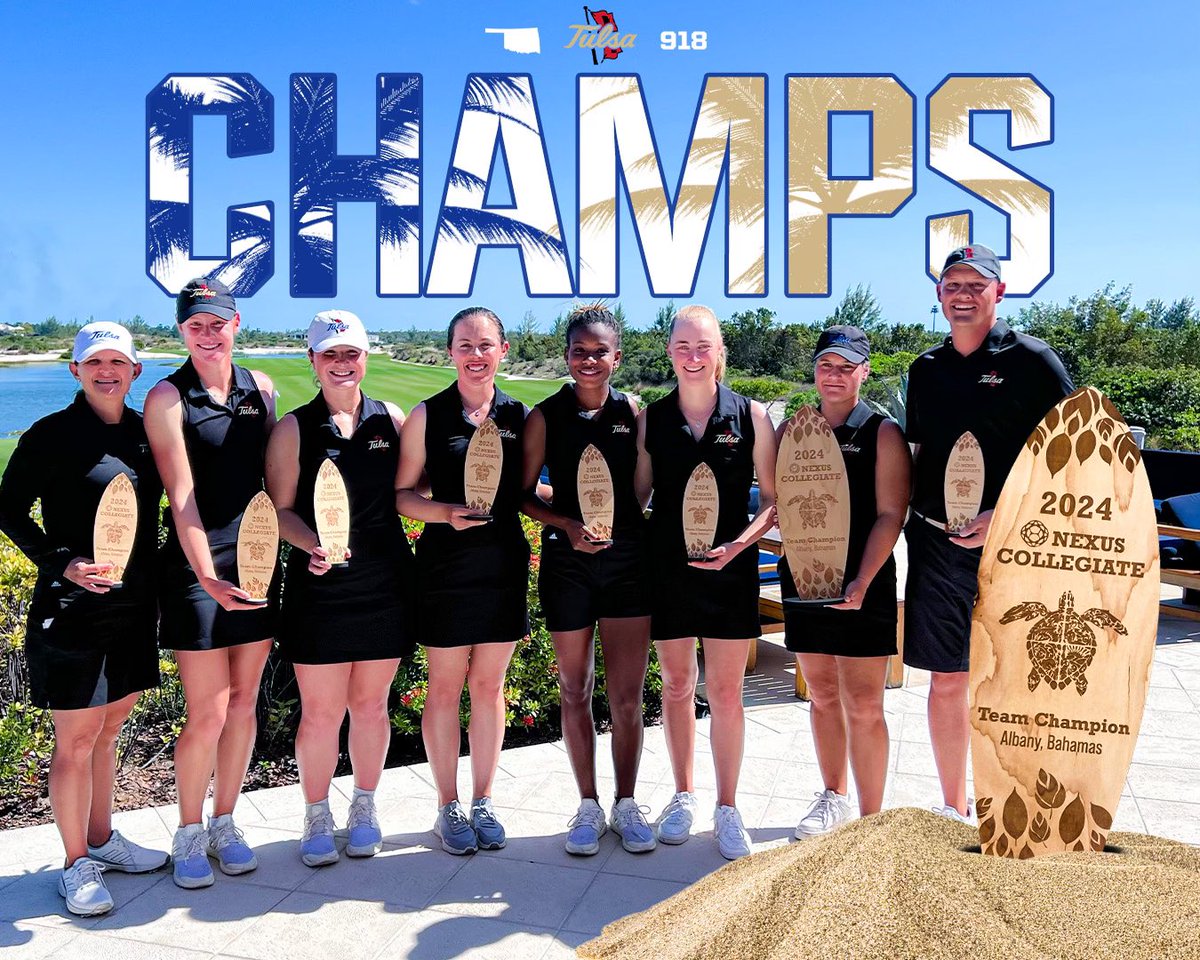 TulsaWGolf's tweet photo. Bringing some hardware home from the islands 😎🏆

#ReignCane https://t.co/66gqwCs5EM