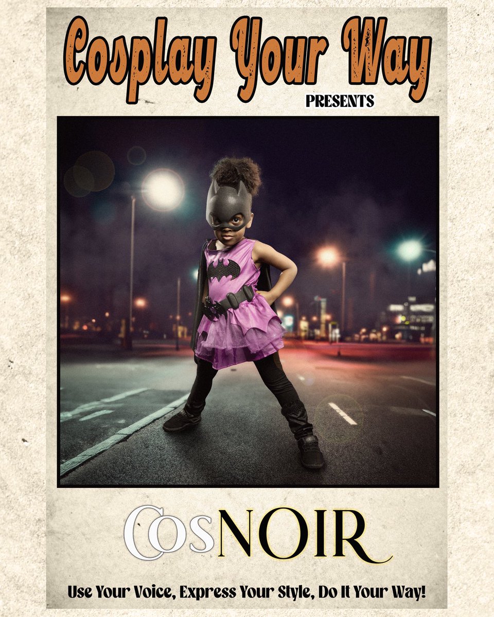 @Cosplay_YourWay presents #COSNOIR with Naila as #Batgirl

Use YOUR voice, express YOUR style, do it YOUR way!

#CosplayYourWay #Cosplay #CosNoir #29daysofblackcosplay #CosplayArtist #Cosplayer #BlackHistoryMonth #WeCosplay #ArtOfCosplay #Blerd #dccomics #batfamily #cosplaykids