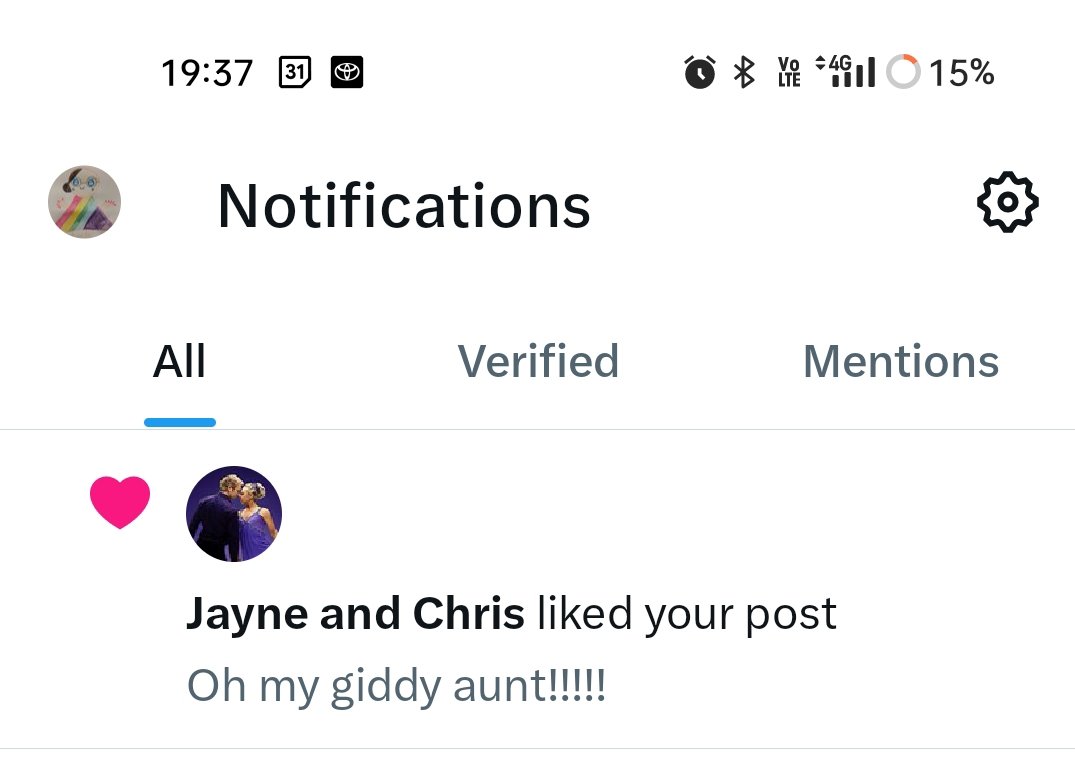 If it wasn't exciting enough for me that I'd just found out <a href="/torvillanddean/">Jayne and Chris</a> were doing a tour, I've managed to get row B tickets to see them live and now they only go and like my reposting of their post too! I don't know how I'm going to cope with all of this excitement! 😱😄⛸️⛸️