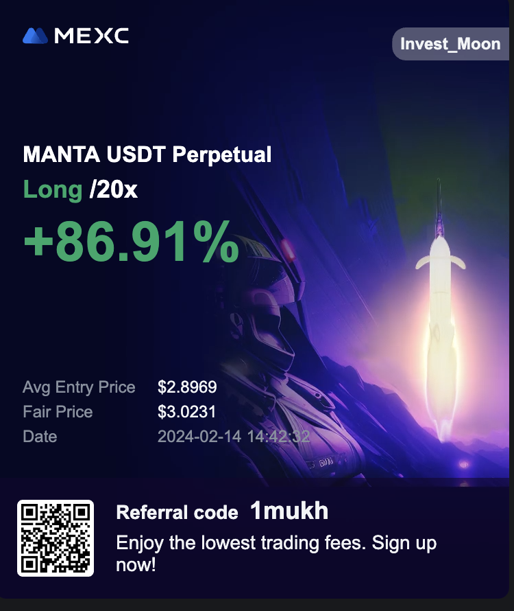 InvestMoon_'s tweet photo. You gotta follow!! 🚀🪙
$MANTA https://t.co/zqWn17pn7i