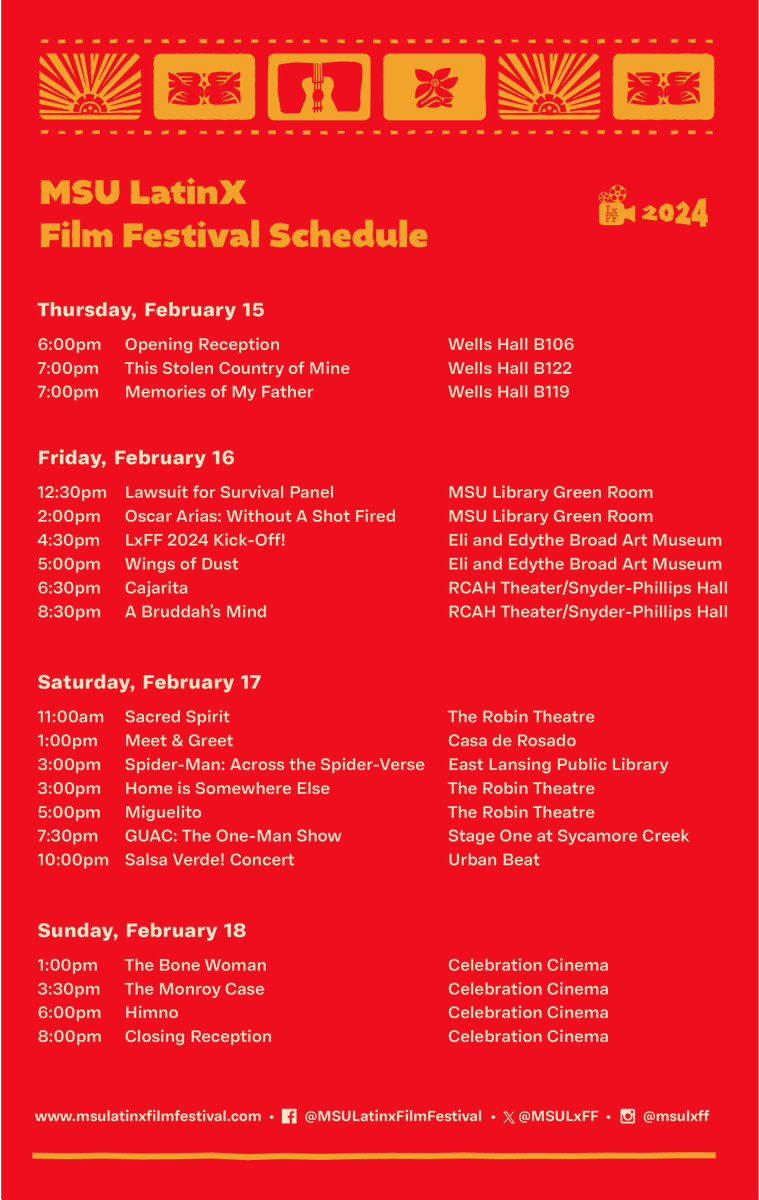 MSU Latinx Film Festival tweet media