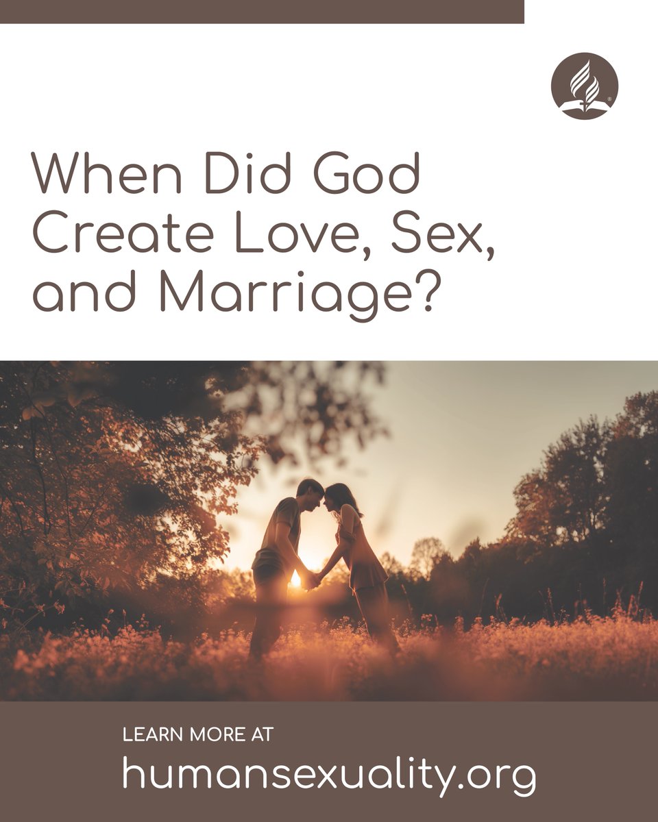 Have you ever wondered about the origins of love, sex, and marriage? humansexuality.org/when-did-god-c…