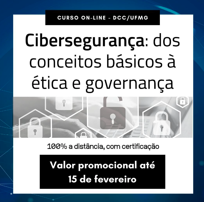 ccsc_research's tweet photo. Últimas horas para inscrições no valor promocional!
Aproveita o desconto e se inscreve na turma 1 com valor promocional até 15 de fevereiro.

Inscreva-se no site da FUNDEP:
https://t.co/0kyNKglvnp

Certificado do curso pela UFMG. Curso online.' https://t.co/qMpLAvhOFS