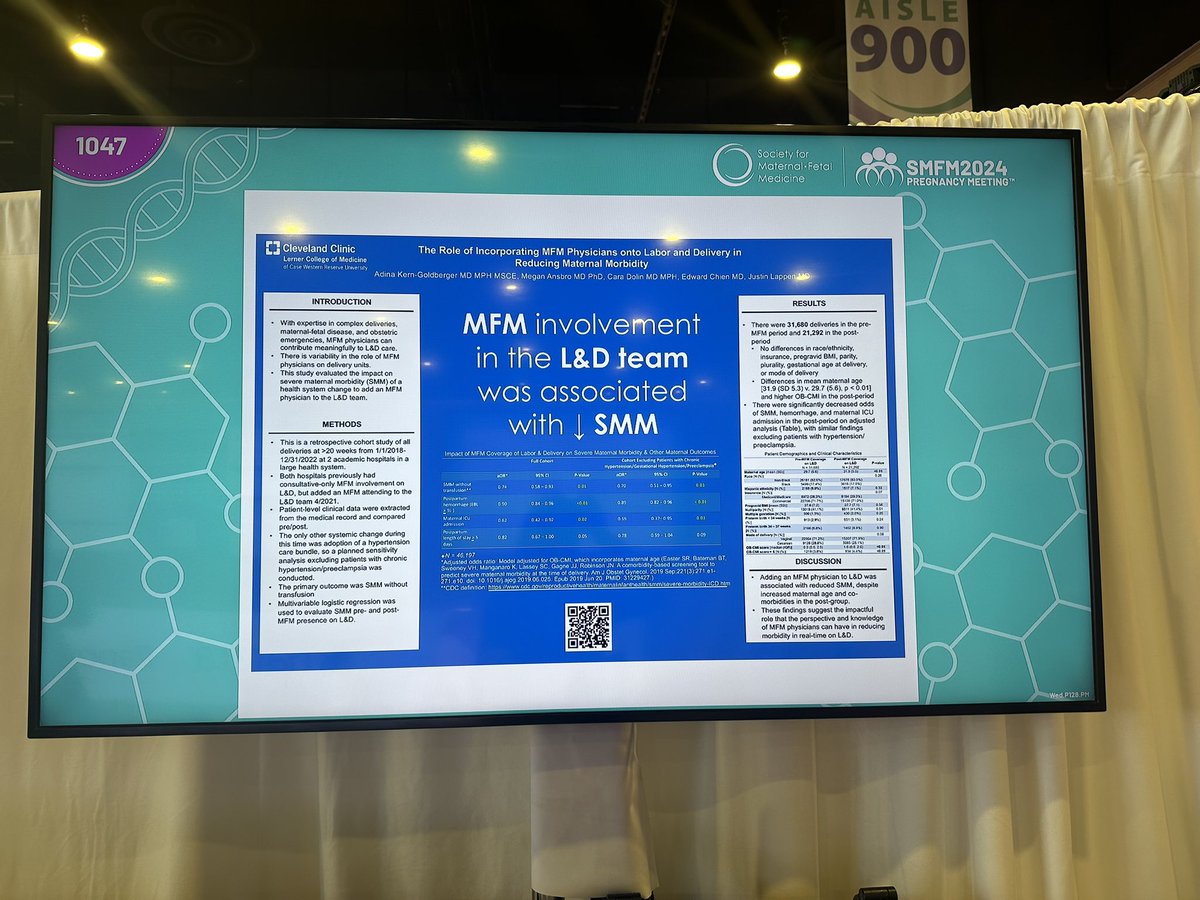 I respect labor management is not a universal interest among MFM physicians but if we’re going to put the M back in MFM we need to be involved in the birth space. #SMFM24