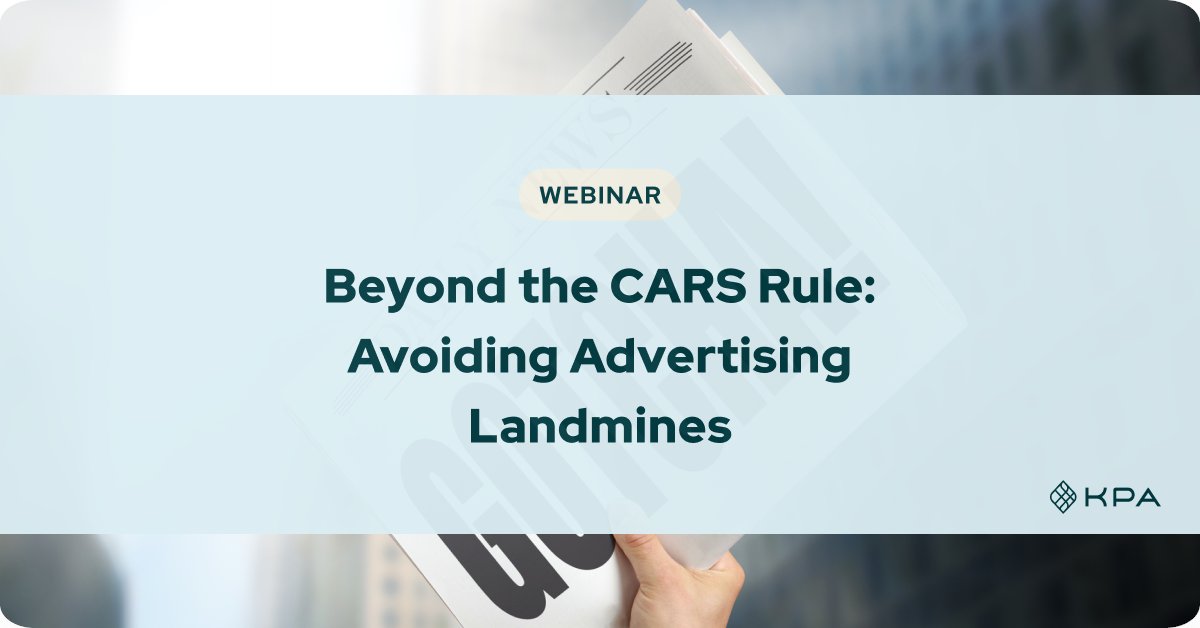 Go beyond the existing regulations of the CARS Rule and advertising practices that put dealerships in the regulatory cross-hairs in this exclusive NADA-sponsored webinar! 🚗

📅 Feb 21, 2024
⏰ 10:00 AM PT
🔗 hubs.ly/Q02l50MB0

#Automotive #CARSRule #Advertising