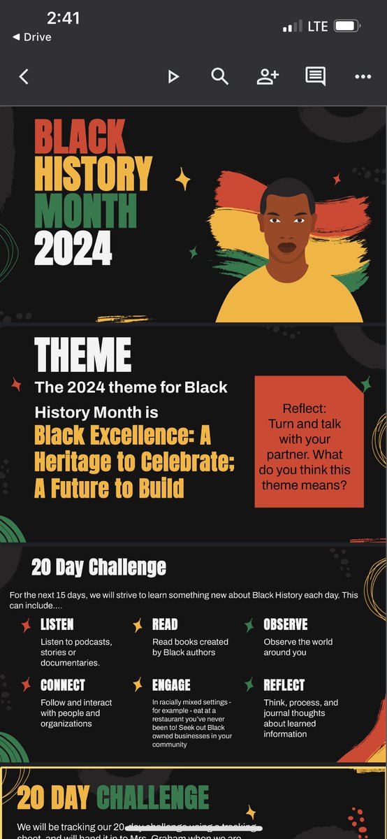 AncioChelsea's tweet photo. 1️⃣ Read &amp; Reflect  https://t.co/kbmVoc7VMZ 
#BlackHistoryMonth  #20daychallenge @bhncdsb https://t.co/7y8sZHdJr0