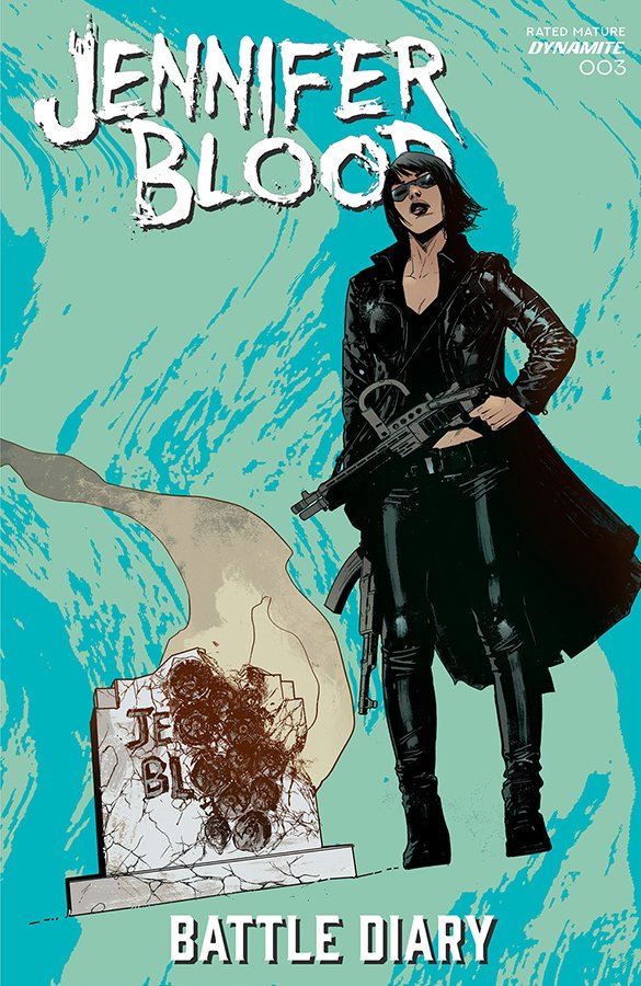 DynamiteComics's tweet photo. In stores this week, Jennifer Blood: Battle Diary #3with covers by Joseph Michael Linsner, Leirix, and Robert Carey
#jenniferblood #fredvanlente #robertcarey
https://t.co/uQTOefkFxA https://t.co/QdhAAqW8ii