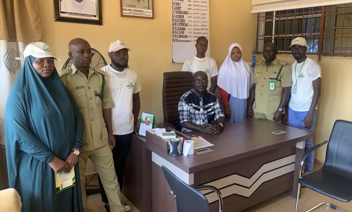 inmatesedu's tweet photo. Our first formal meeting with the Nigerian Correctional Service authority in Ife, Osun State 2 years ago before the launch of our project in the state. We are determined to our mandate of ensuring that education is accessible to every inmate in Nigeria. https://t.co/oYXTBOfAT4