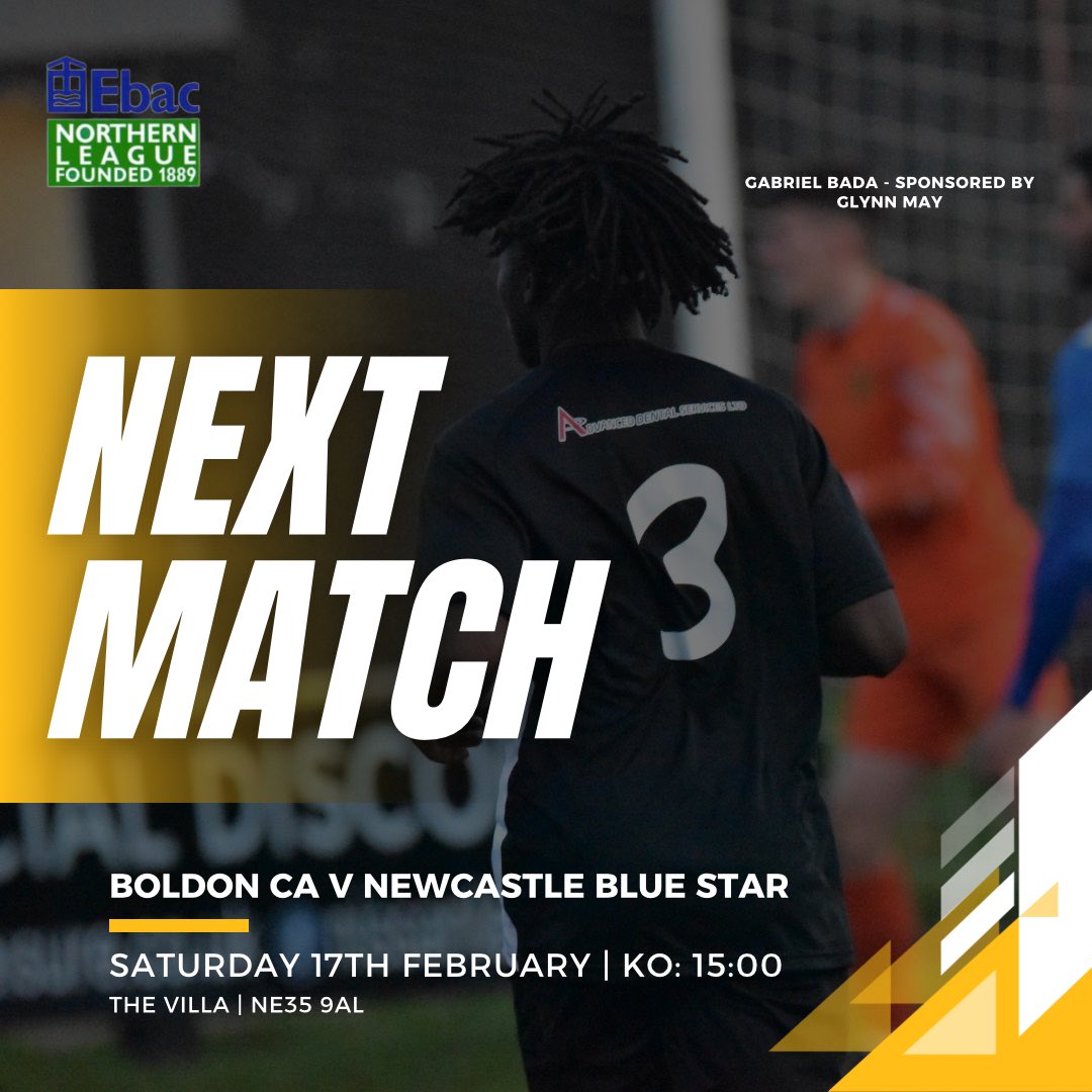CABoldon's tweet photo. 𝐍𝐄𝐗𝐓 𝐔𝐏 | 𝐍𝐄𝐖𝐂𝐀𝐒𝐓𝐋𝐄 𝐁𝐋𝐔𝐄 𝐒𝐓𝐀𝐑 (𝐇)

The lads host @nbsfc2018 this weekend after missing our last 2 matches due to postponements. The 2 sides met earlier on this season, with The CA coming out 2-0 winners courtesy of a Levi double! 🤞for a bit of dry weather and ☀️!

📸 Sean Harrison
💫 Gabriel Bada (sponsored by Glynn May)

#UTV | #BOLvNBS | #BoldonCA
