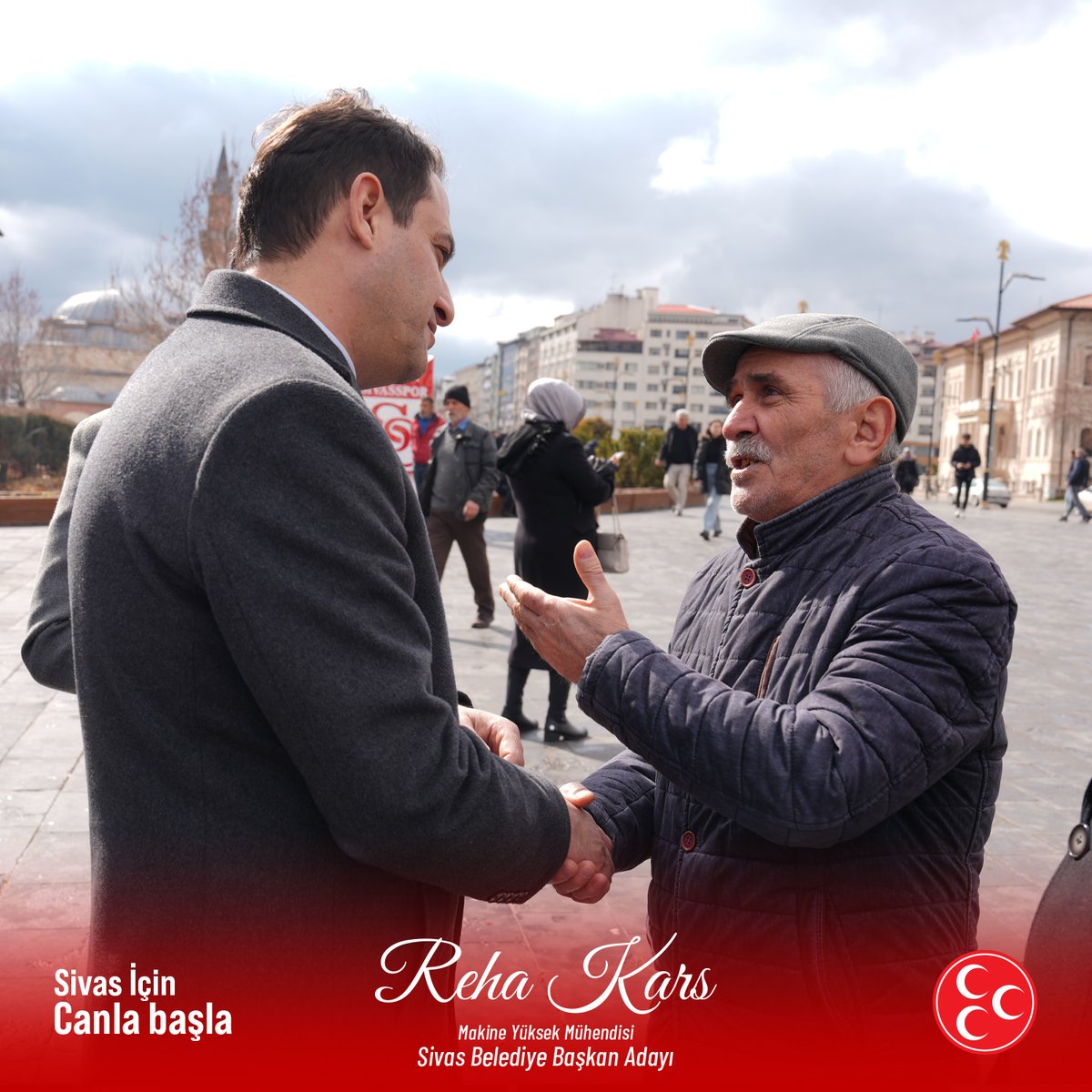 rehakars_mhp's tweet photo. Seçim ziyaretlerimiz esnasında,Kamu-Sen İl Temsilciliği tarafından yapılan basın toplantısında üyelerle biraraya geldik.Her zaman yanlarında olduğumuzu belirttik.
#sivasiçincanlabaşla
@MHP_Bilgi 
@mhpsivasil 
@mhpsivasilce 
@svsulkuocaklari https://t.co/DB3qdUjs2t