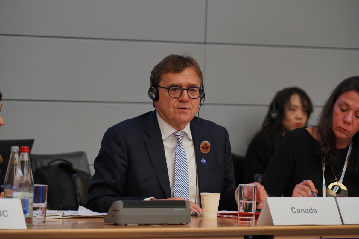 NRCan's tweet image. Today, at the @IEA Ministerial Meeting in Paris, Minister Wilkinson strengthened international collaboration on global energy security and the transition to #NetZero by 2050. 

Learn more: ow.ly/wF6r50QBmLT #IEAMinisterial