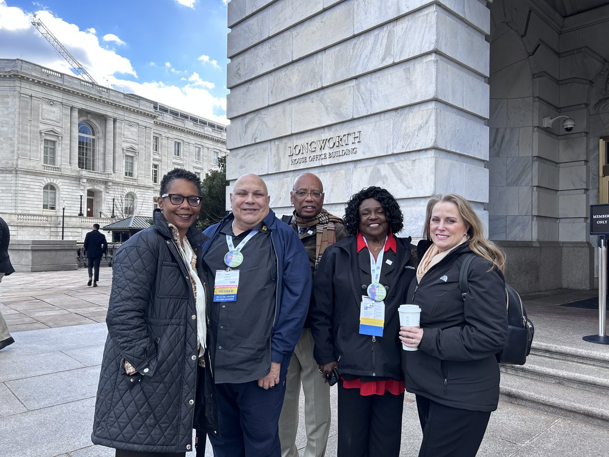 CommUnityCareTX's tweet photo. It's Hill Day for our CommUnityCare team to meet with congress members @GregCasar, @PeteSessions and @RepLloydDoggett to make the case for long term & sustainable funding for Community Health Centers! #PIForum24 #ValueCHC https://t.co/YDyaEtPJg6