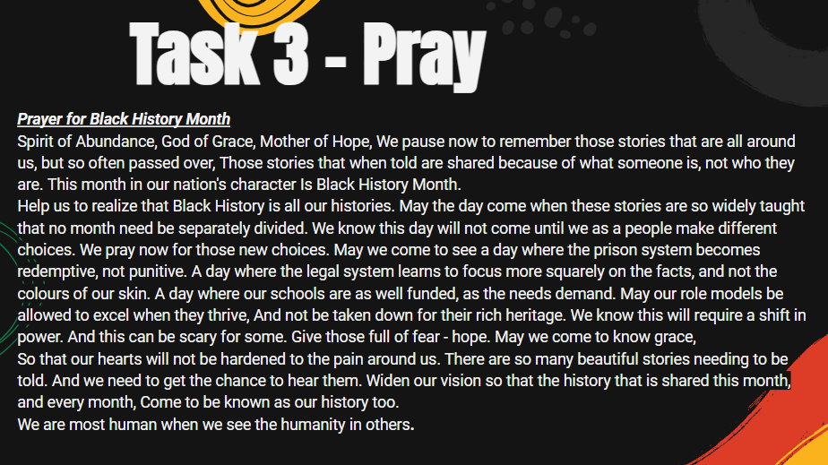 AncioChelsea's tweet photo. 3⃣ Listen &amp; Pray https://t.co/sZC2p2FYkh #BlackHistoryMonth #bhncdsb #20daychallenge https://t.co/pwRir5BRkW