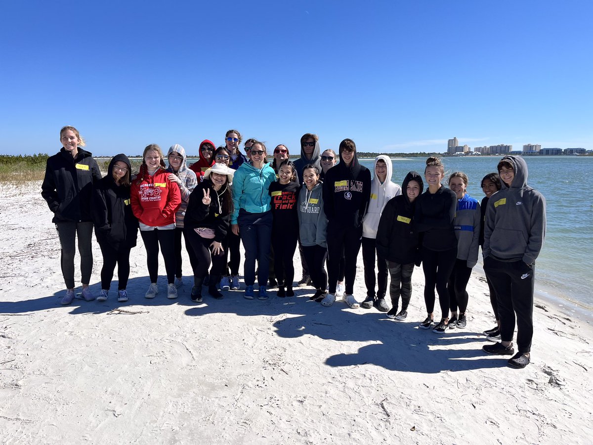 Windy day but a great one with Seabreeze High School today. Thanks Carley, Brent Meister, and Ed Carlson.  Two fabulous teachers Dodi Gaines, and Tiffany Waters. Great students and a terrific parent.