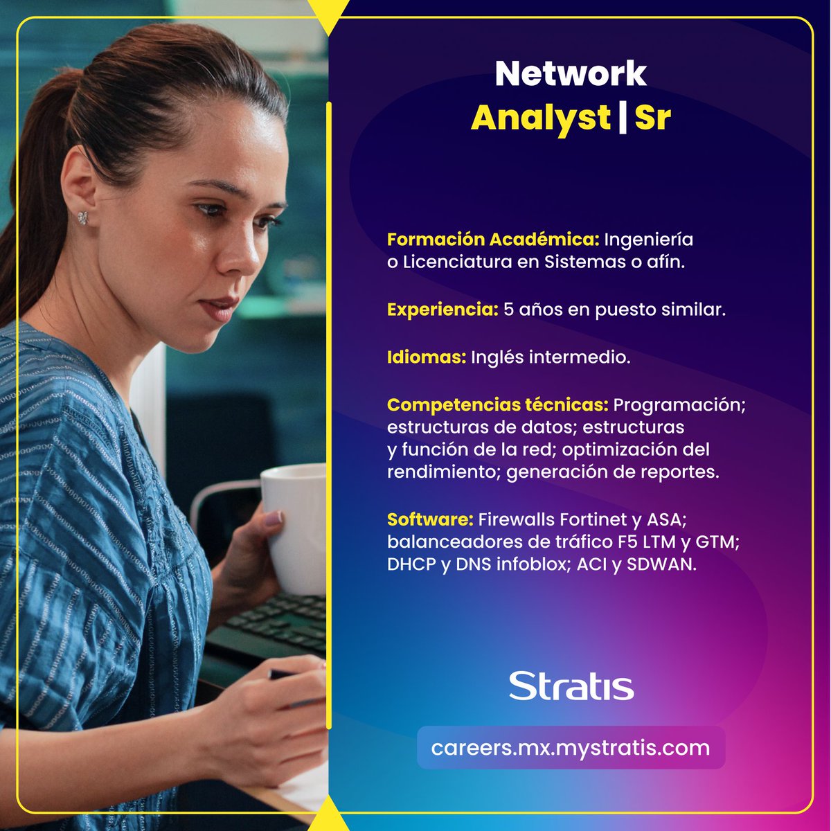 mystratis's tweet photo. En Stratis, estamos contratando - https://t.co/QeL80rmilK
#OportunidadLaboral #EmpleoDisponible #VacanteDisponible #EmpleoMéxico #Hiring #VacantesMéxico #VacantesCDMX #ÁreaTecnológica #Tecnología https://t.co/C7EKVtt4II