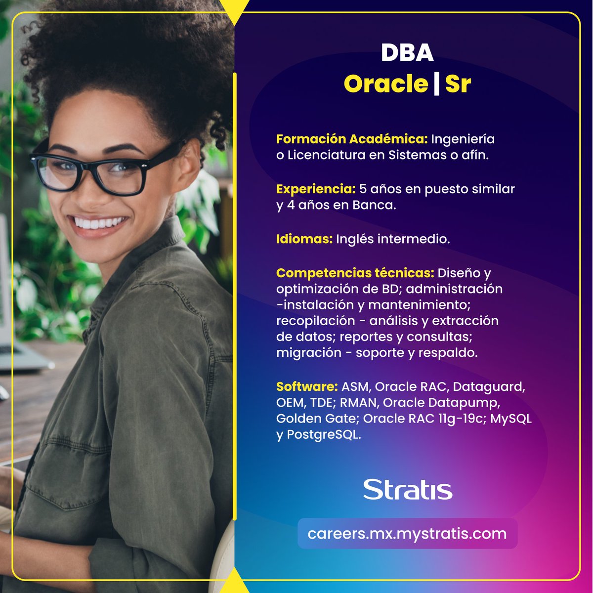 mystratis's tweet photo. En Stratis, estamos contratando - https://t.co/QeL80rmilK
#OportunidadLaboral #EmpleoDisponible #VacanteDisponible #EmpleoMéxico #Hiring #VacantesMéxico #VacantesCDMX #ÁreaTecnológica #Tecnología https://t.co/C7EKVtt4II