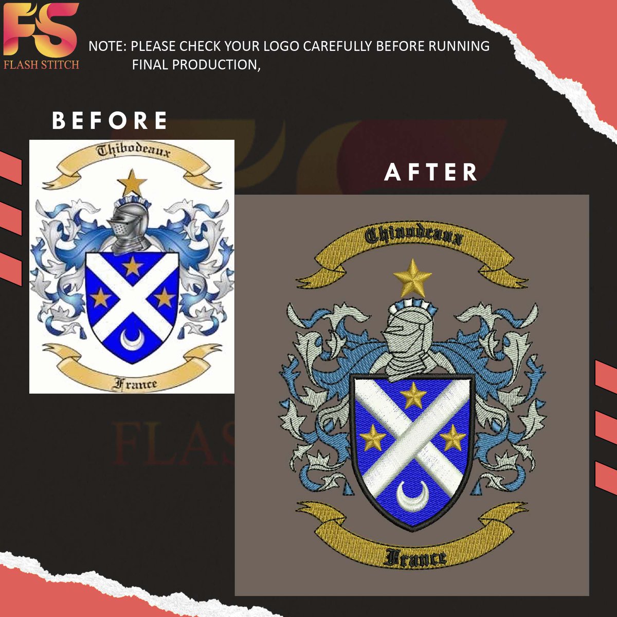 We know how to make our customers happy, provide quality designs, quick turnaround time and flexible prices
Email us At: flashstitch70@gmail.com
#embroidered #custom #digitizing #customized #girlsfashion #black #PatchTuesday #embroidery