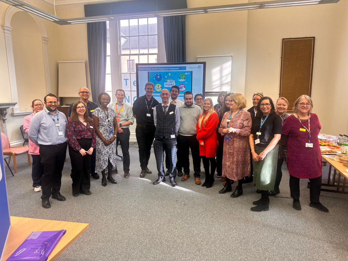 PSIRF has launched at @NGHnhsTrust Thank you to our governance team on hosting a great information session. A welcomed development to changing how we learn from incidents, focus on system wide learning and continue to create a just culture.